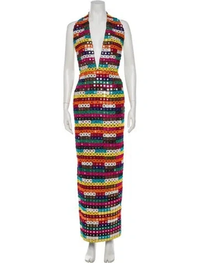 Pre-owned Vintage - Unbranded Vintage Long Dress In Multi