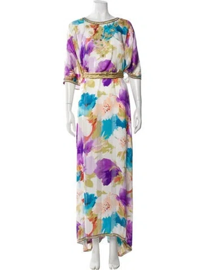 Pre-owned Vintage - Unbranded Vintage Long Dress In Multi