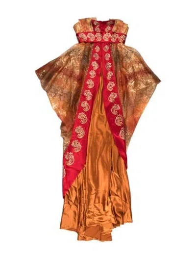 Pre-owned Vintage - Unbranded Vintage Long Dress In Multi