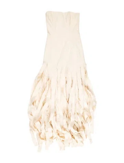 Pre-owned Vintage - Unbranded Vintage Long Dress In Neutral