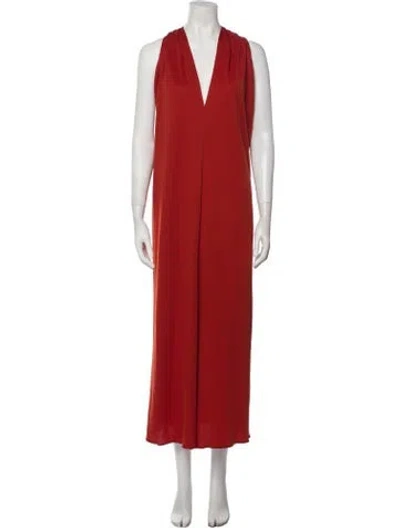Pre-owned Vintage - Unbranded Vintage Long Dress In Orange
