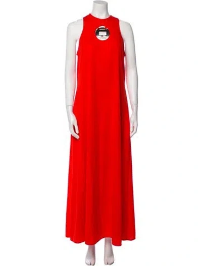 Pre-owned Vintage - Unbranded Vintage Long Dress In Orange