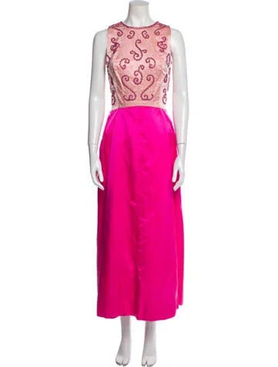 Pre-owned Vintage - Unbranded Vintage Long Dress In Pink