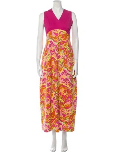 Pre-owned Vintage - Unbranded Vintage Long Dress In Pink