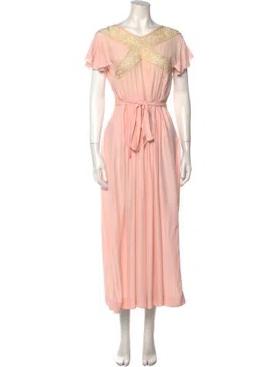 Pre-owned Vintage - Unbranded Vintage Long Dress In Pink