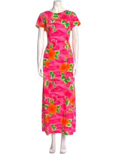 Pre-owned Vintage - Unbranded Vintage Long Dress In Pink