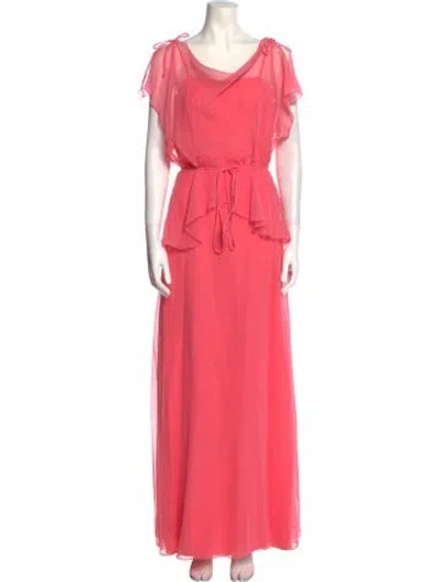 Pre-owned Vintage - Unbranded Vintage Long Dress In Pink