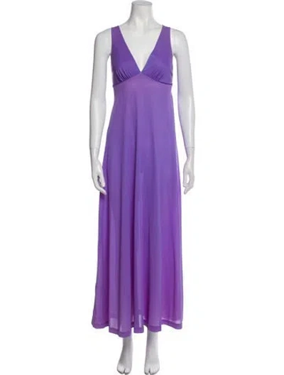 Pre-owned Vintage - Unbranded Vintage Long Dress In Purple