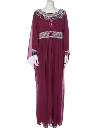 Pre-owned Vintage - Unbranded Vintage Long Dress In Purple