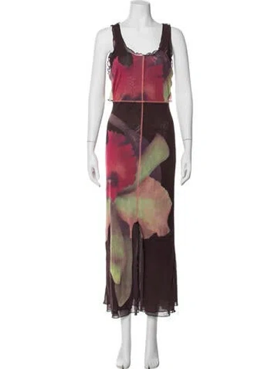 Pre-owned Vintage - Unbranded Vintage Long Dress In Purple