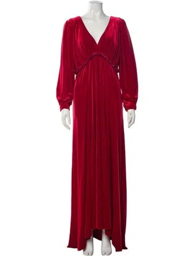 Pre-owned Vintage - Unbranded Vintage Long Dress In Red