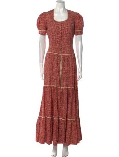 Pre-owned Vintage - Unbranded Vintage Long Dress In Red