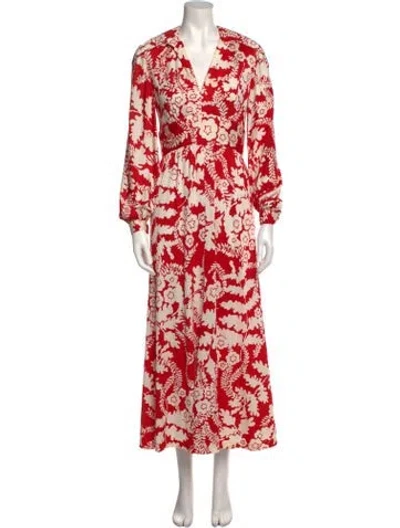 Pre-owned Vintage - Unbranded Vintage Long Dress In Red