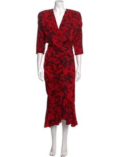 Pre-owned Vintage - Unbranded Vintage Long Dress In Red