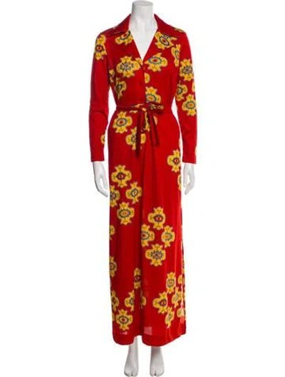 Pre-owned Vintage - Unbranded Vintage Long Dress In Red