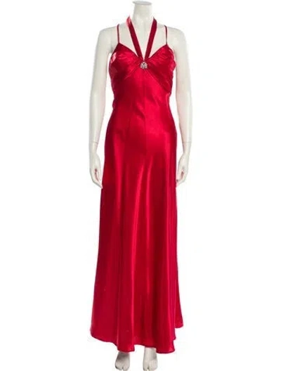 Pre-owned Vintage - Unbranded Vintage Long Dress In Red