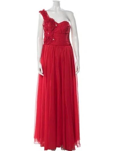 Pre-owned Vintage - Unbranded Vintage Long Dress In Red