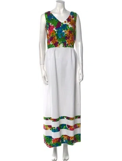 Pre-owned Vintage - Unbranded Vintage Long Dress In White