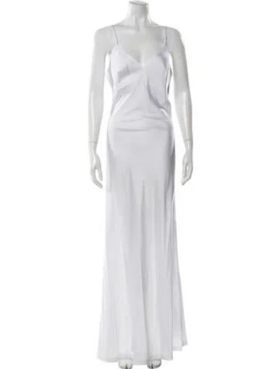 Pre-owned Vintage - Unbranded Vintage Long Dress In White