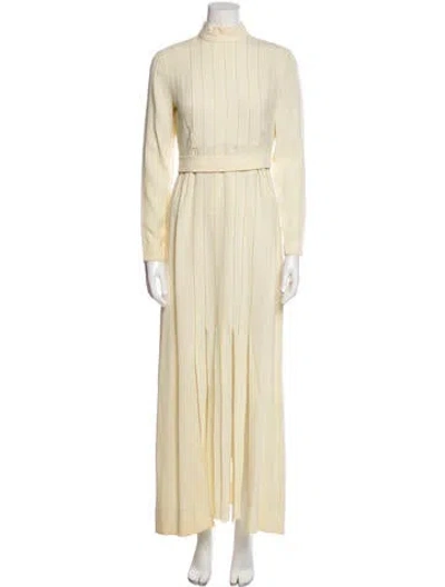 Pre-owned Vintage - Unbranded Vintage Long Dress In Yellow