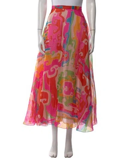 Pre-owned Vintage - Unbranded Vintage Long Skirt In Pink