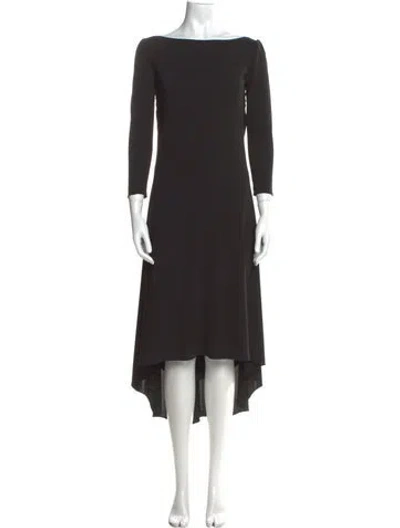 Pre-owned Vintage - Unbranded Vintage Midi Length Dress In Black