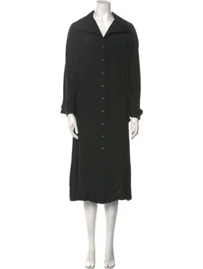 Pre-owned Vintage - Unbranded Vintage Midi Length Dress In Black
