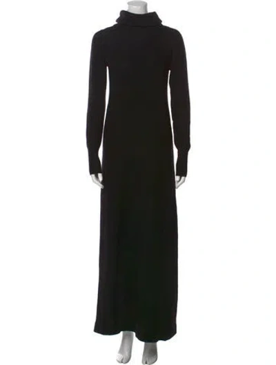 Pre-owned Vintage - Unbranded Vintage Midi Length Dress In Black