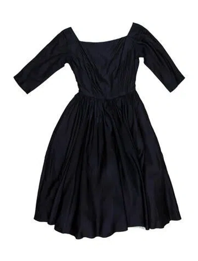Pre-owned Vintage - Unbranded Vintage Midi Length Dress In Blue