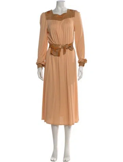 Pre-owned Vintage - Unbranded Vintage Midi Length Dress In Multi