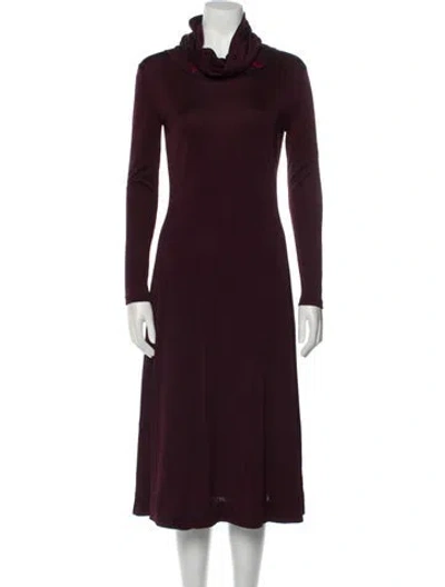 Pre-owned Vintage - Unbranded Vintage Midi Length Dress In Purple
