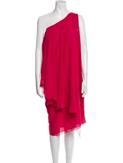 Pre-owned Vintage - Unbranded Vintage Midi Length Dress In Red