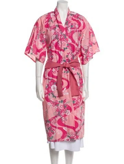 Pre-owned Vintage - Unbranded Vintage Midori International Robe In Pink
