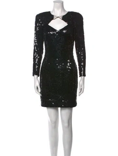 Pre-owned Vintage - Unbranded Vintage Mini Dress In Black