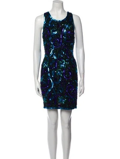 Pre-owned Vintage - Unbranded Vintage Mini Dress In Black