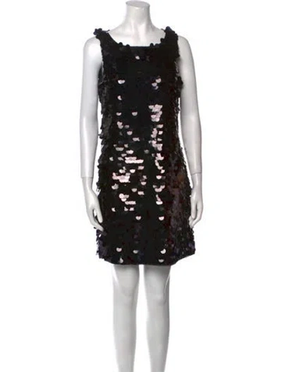 Pre-owned Vintage - Unbranded Vintage Mini Dress In Black