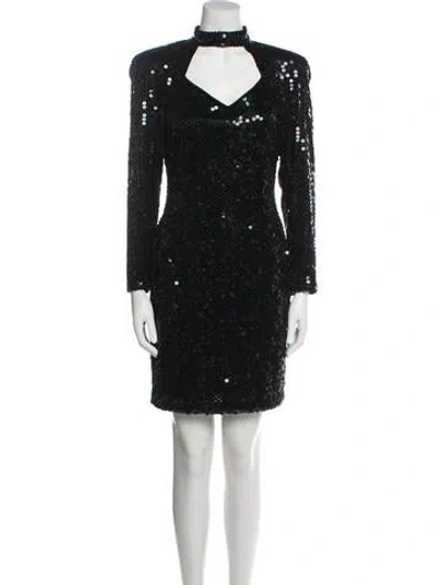 Pre-owned Vintage - Unbranded Vintage Mini Dress In Black