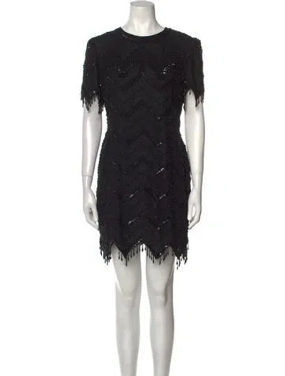 Pre-owned Vintage - Unbranded Vintage Mini Dress In Black