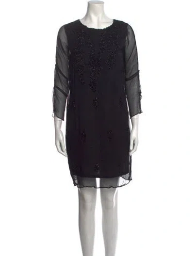 Pre-owned Vintage - Unbranded Vintage Mini Dress In Black