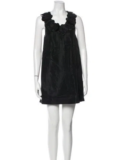 Pre-owned Vintage - Unbranded Vintage Mini Dress In Black