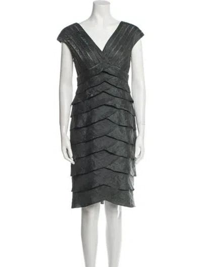 Pre-owned Vintage - Unbranded Vintage Mini Dress In Green