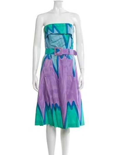 Pre-owned Vintage - Unbranded Vintage Mini Dress In Multi