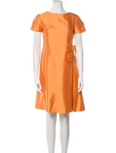 Pre-owned Vintage - Unbranded Vintage Mini Dress In Orange