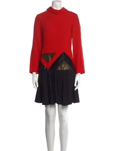 Pre-owned Vintage - Unbranded Vintage Mini Dress In Red