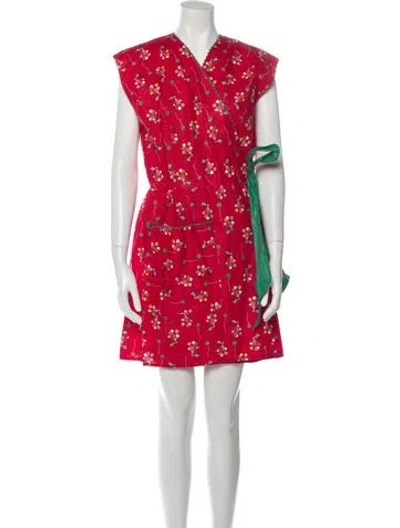 Pre-owned Vintage - Unbranded Vintage Mini Dress In Red