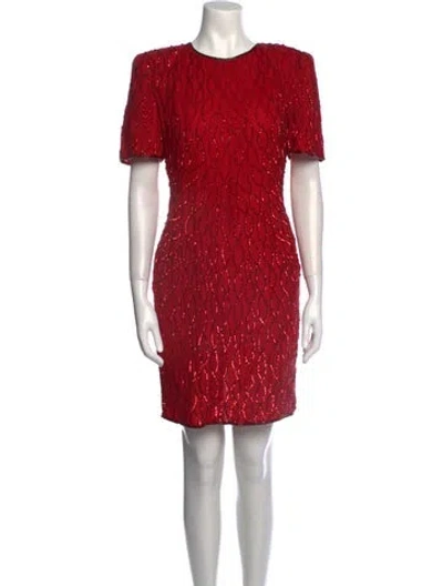 Pre-owned Vintage - Unbranded Vintage Mini Dress In Red