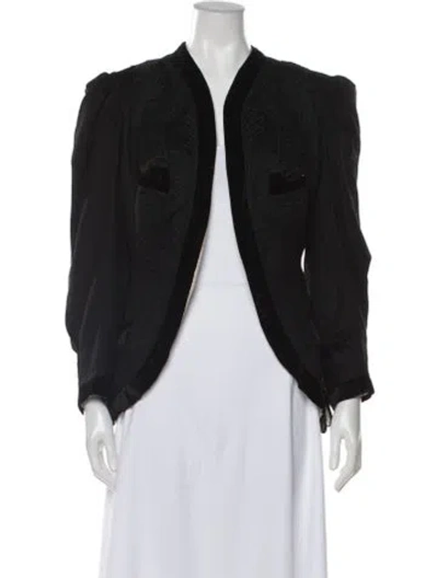Pre-owned Vintage - Unbranded Vintage Patterned Jacket In Black