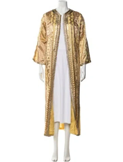 Pre-owned Vintage - Unbranded Vintage Patterned Jacket In Yellow