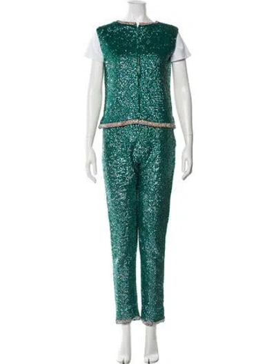 Pre-owned Vintage - Unbranded Vintage Patterned Pant Set
