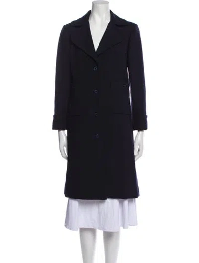 Pre-owned Vintage - Unbranded Vintage Peacoat In Blue